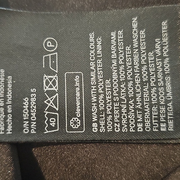 H&M Black Plunge Neck Bishop Sleeve Dress - Picture 9 of 9